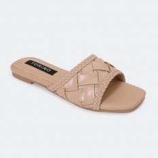 ZX2942 flat slippers with a...