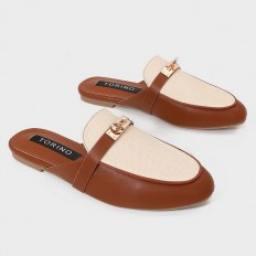 ZXB19 Closed toe flat...