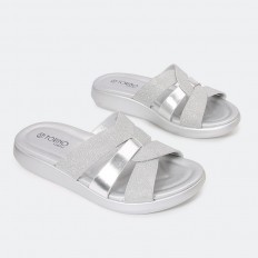 Open toe medical slippers