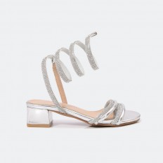 torino sandal with spiral...