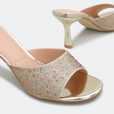 chic mule heels with...