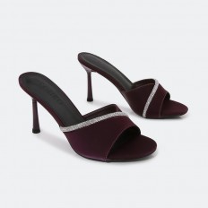 HXQ497 Thin heel slippers...