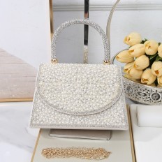 JD-16 حقيبة سهرة مرصعة باللؤلؤ