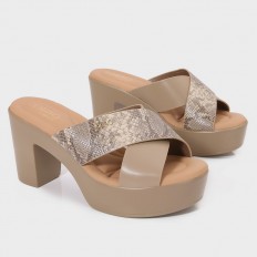 OXQ1783 Heeled slippers...