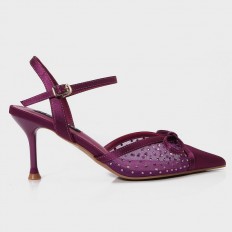 QSQB68 sandal made of tulle...