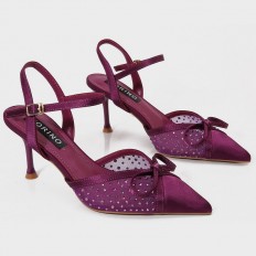 QSQB68 sandal made of tulle...