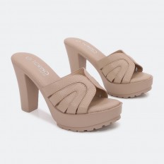 SLIPPER FROM LEATHER AND...