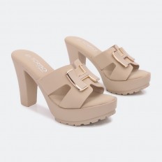 WOMENS SLIPPER WITH HEEL...