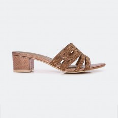 ZXQ1628 نعال كعب مريح مزين...