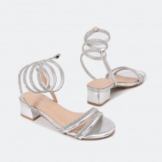 torino sandal with spiral...