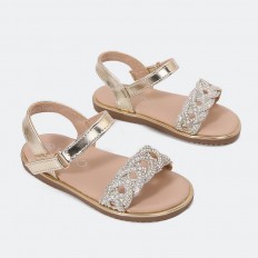 GSM756 Girls Open Toe Flat...