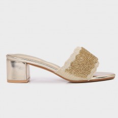 NXQ1986 Wide Heel Slippers...