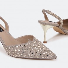QSQB32 Strass Pointed-toe...