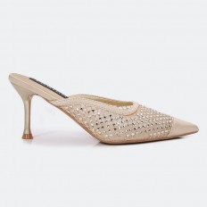 QXQ1728 Tulle part heel...