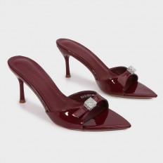 QXQ1953 Shiny heeled...