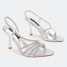 WSQ671 Strass rope stiletto...