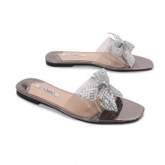 Transparent slippers...