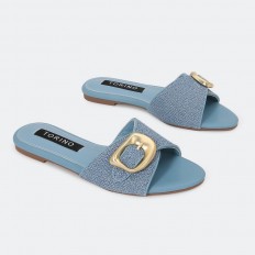 ZX2911 flat sandals with a...