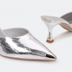 HXQB38 Snakeskin Closed Toe...