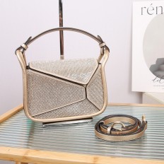 Shiny evening bag decorated...