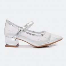 GSM786 حذاء كعب قصير بناتي...