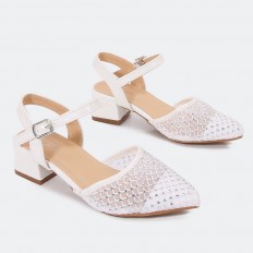 GML834 Girls tulle toe heel...