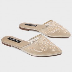 FXB33 نعال مسطح فخم ذو...