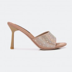 HXQ469 Thin heel slippers...