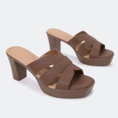 KXQ1491 نعال كعب عريض ذو...