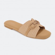 OX2872 flat slippers with a...