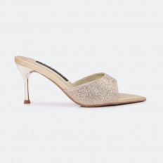 QXQ1664 Shiny heeled...