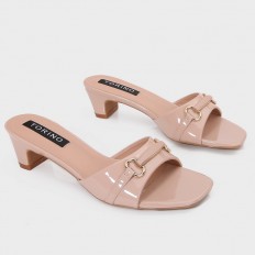 QXQ1841 shiny short heel...