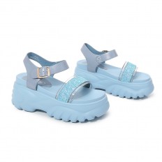 Slingback wedge heels in...