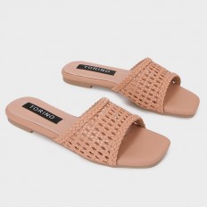 ZX2943 Flat slippers with a...