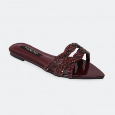 ZX2988 Shiny Flat slippers