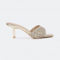 ZXQ1626 Shiny heel slippers...