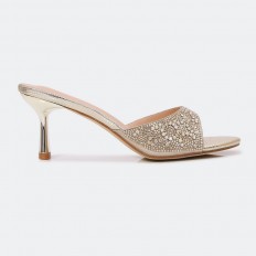 BXQ1761 نعال كعب مريح مزين...