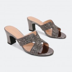 BXQ1769 Shiny trend heel...