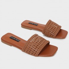 NX3024 flat slippers with a...