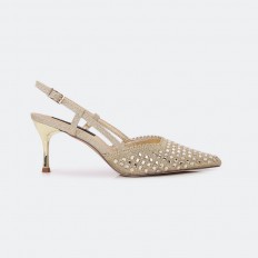 QSQB2 صندل فخم ذو كعب رفيع...