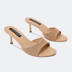 QXQ1831  نعال كعب ذو مقدمة...