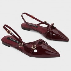 ZS49 Shiny flat sandals...