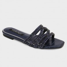 ZX2917 shiny flat slippers