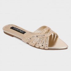 ZX2920 نعال فلات أنيق وبراق