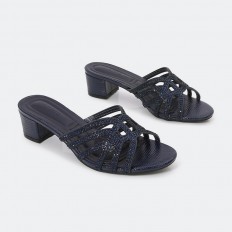 ZXQ1632 نعال ذو كعب قصير ومريح