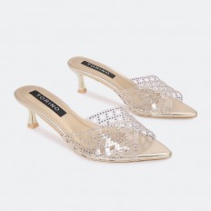 ZXQ1980 نعال كعب ذو مقدمة...