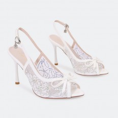 HSQ366 صندل كعب رفيع بجزء...