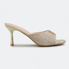 chic mule heels with...