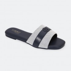 OX3053 Flat slippers with a...