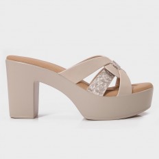 OXQ1784 نعال كعب عريض ومريح